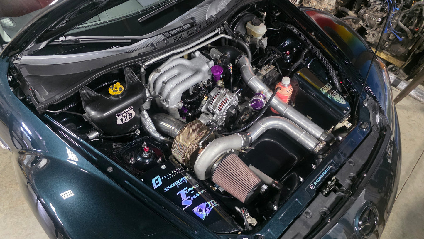 RX8 13b REW Engine Swap Turbo Manifold and Downpipe