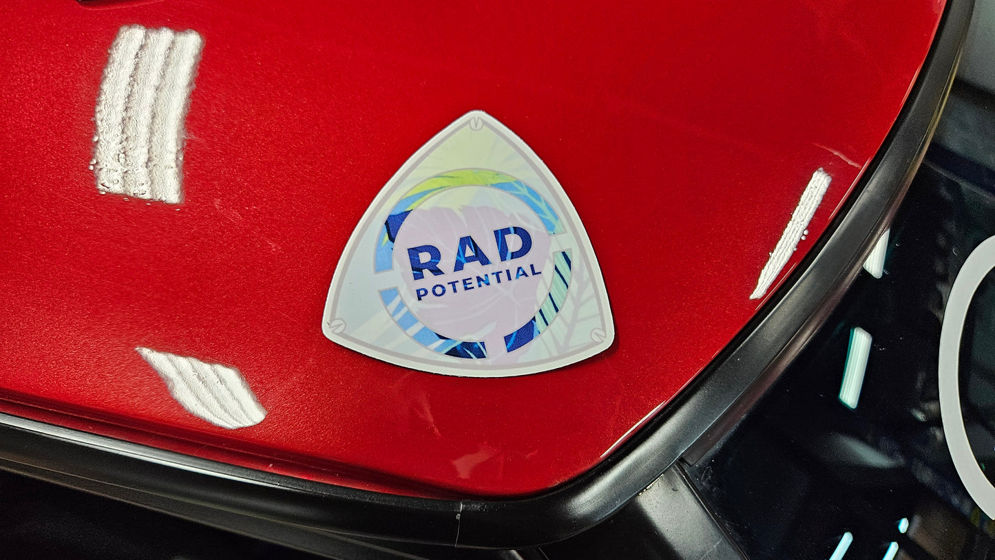 RAD Rotor Sticker - Blue