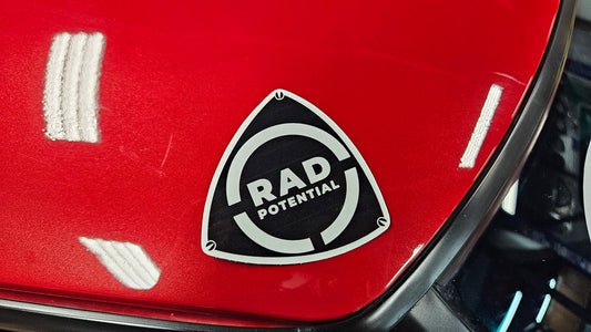RAD Rotor Sticker - Black
