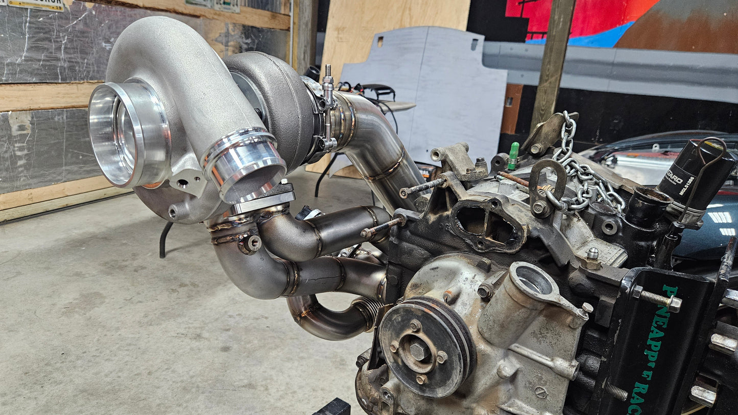 RX8 13b REW Engine Swap Turbo Manifold and Downpipe