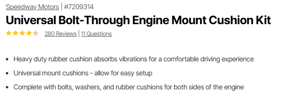 RX8 13b REW Engine Swap Engine Mount