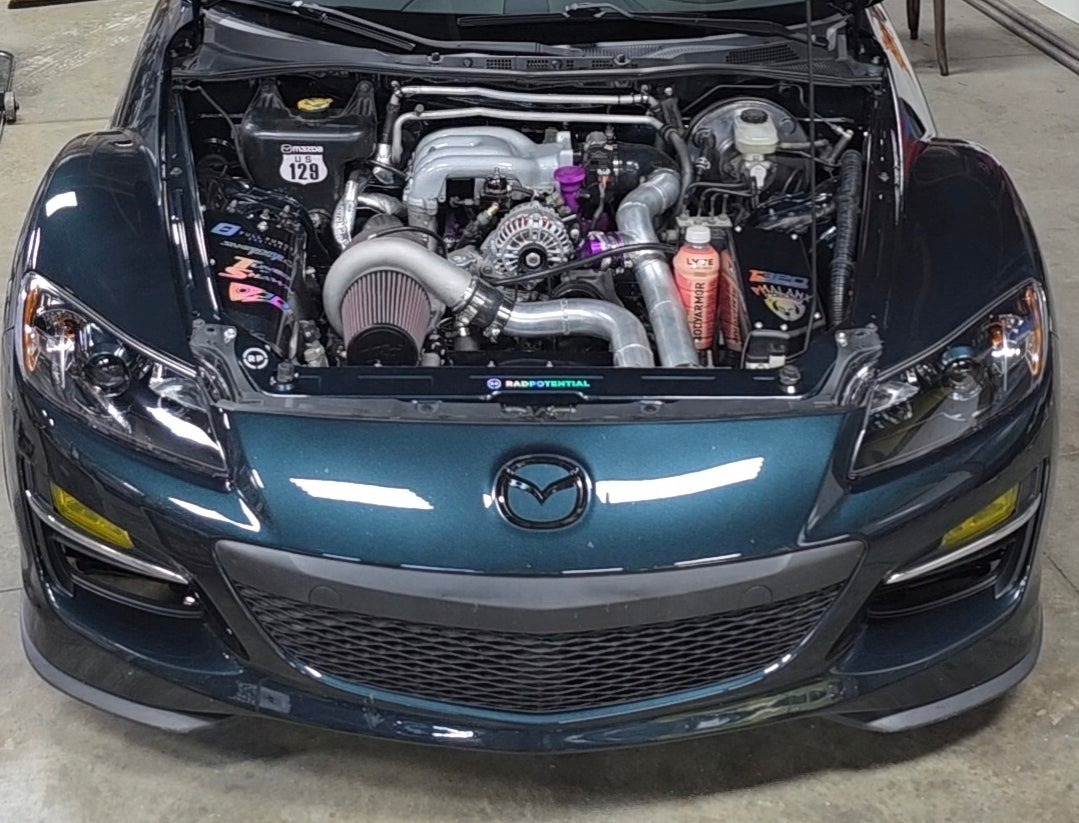 RX8 13b REW Engine Swap Turbo Manifold and Downpipe